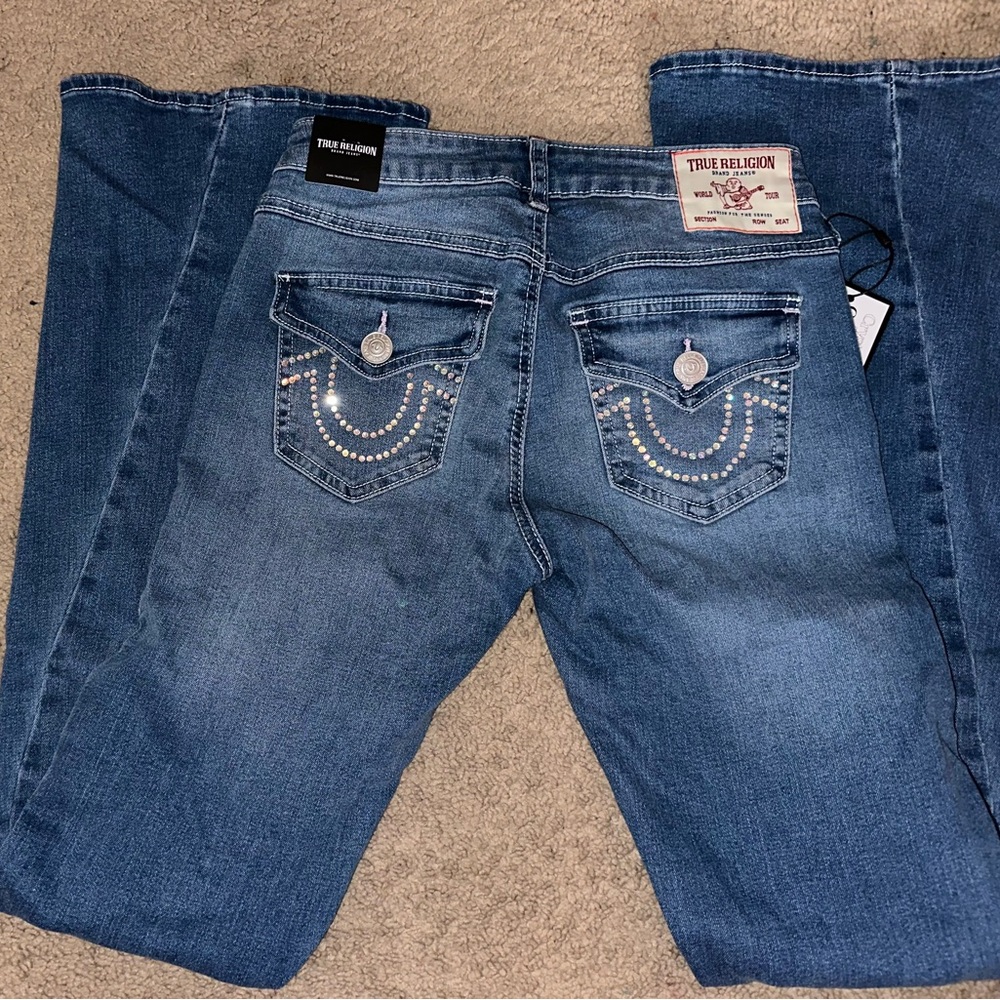 True Religion Joey Mid Rise Flare